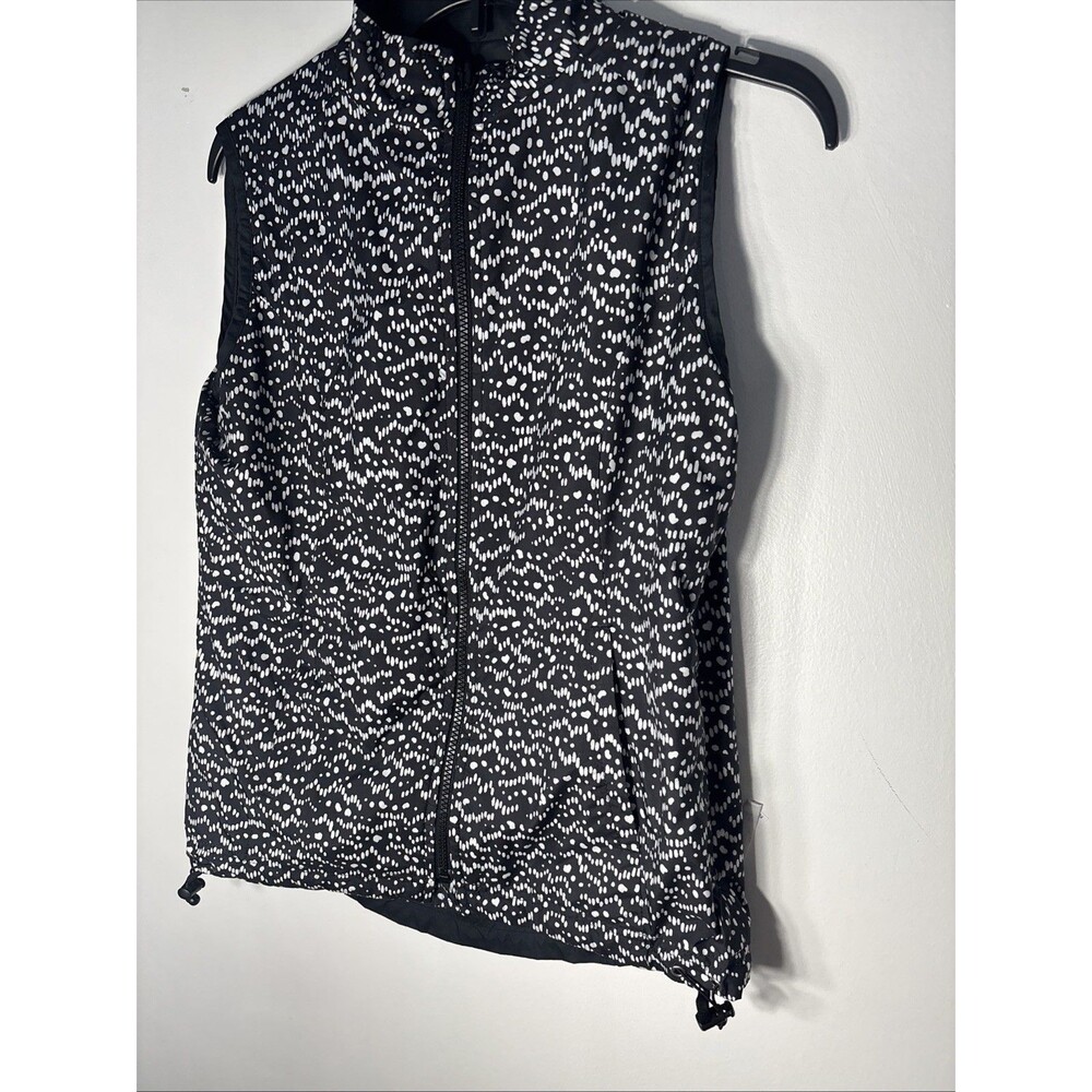 Peter Millar Womens E4 Wind Reversible Black/Anim… - image 2